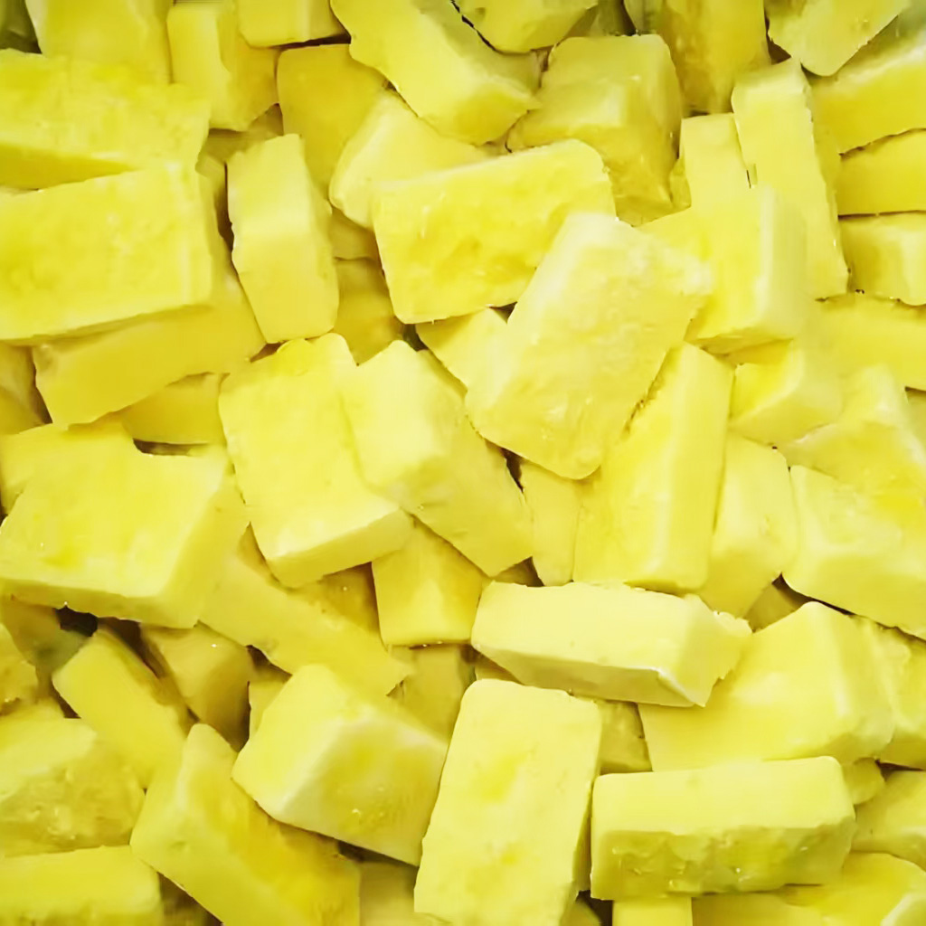 Quick frozen ginger mud chunks