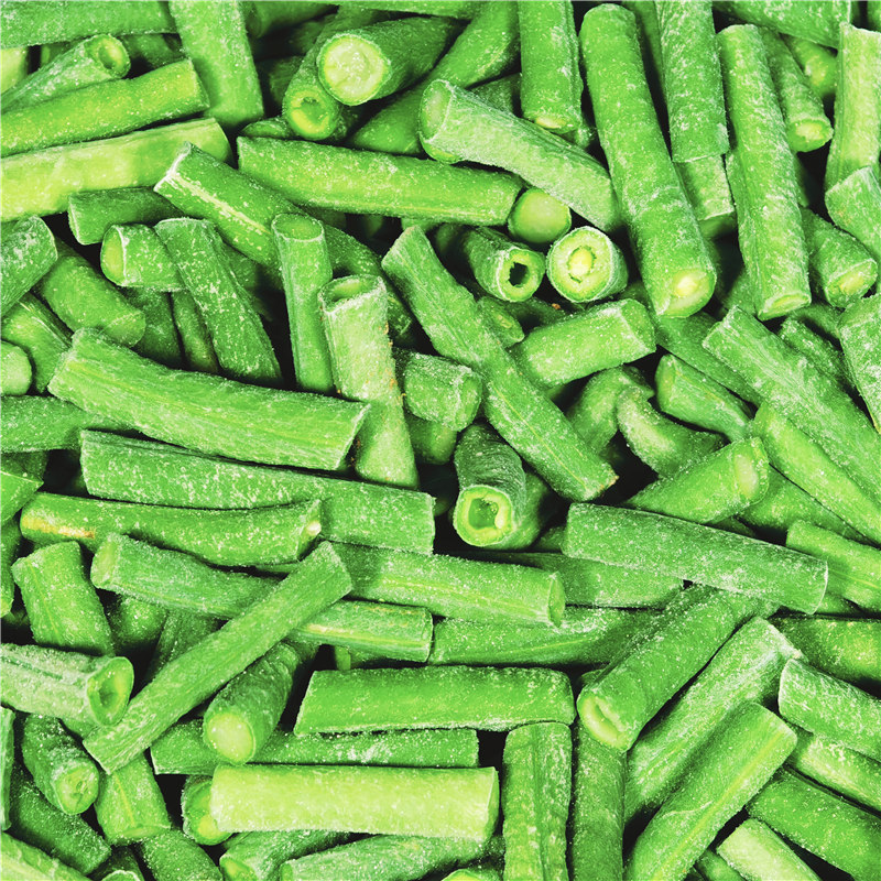 Frozen bean segments